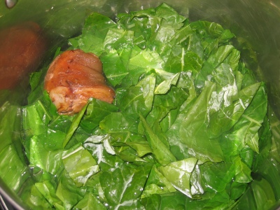 In the pot collard greens southern style recipe