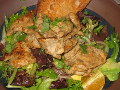 orange and avocado salad with jamaican jerk chicken recipe